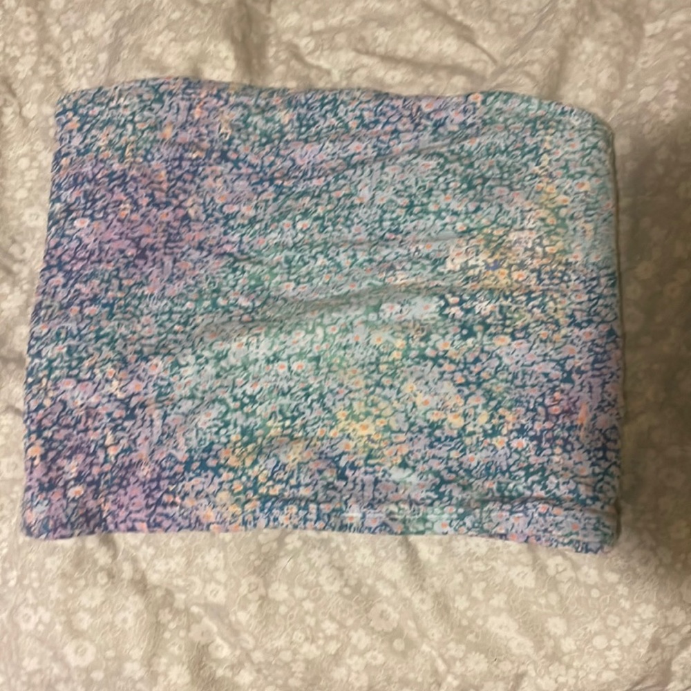 Summer tube top floral
